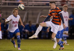 Ted Cribley and the rest of the seniors on Syracuse have turned a losing program into a winner in 2012. The Orange will host a home game in the Big East tournament in November.