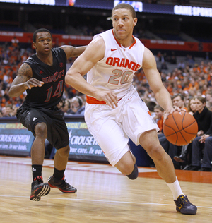 Syracuse guard Brandon Triche remains poised even after the Orange's 75-71 overtime loss to Villanova. SU still sits in first place in the Big East.