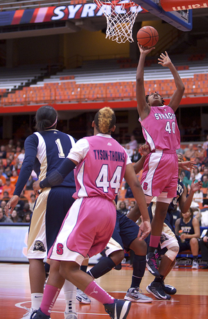 It took four seasons, but Syracuse center Kayla Alexander finally played in the NCAA tournament during her senior year.