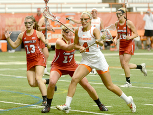 Midfielder Erica Bodt and Syracuse have romped through Big East play this season, posting a 5-0 record.