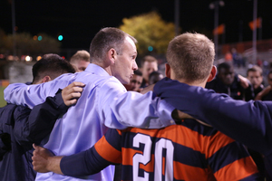 Head coach Ian McIntyre has guided Syracuse's turnaround by locking down local talent in Upstate New York.