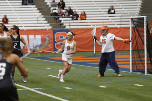 Kelsey Richardson split time in goal with Alyssa Costantino last season. This year, she'll likely get to play all 60 minutes. 