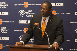 New Syracuse head coach Dino Babers was formally introduced to the Syracuse community Monday morning.