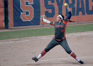 Jocelyn Cater pitched six-plus innings for the Orange in a 3-2 win over Ohio State on Sunday.