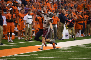 Amba Etta-Tawo had a career day in his Syracuse debut. He earned ACC receiver of the week honors for his efforts.