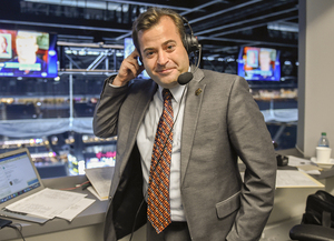 Dan D’Uva will call two games in two nights against New York’s NHL teams. Here's how the former SU student and former Crunch broadcaster became Las Vegas’ voice.