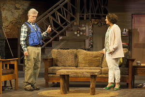 Fred Grandy and his real-life daughter, Marya, star as father and daughter in “On Golden Pond” at the Redhouse Arts Center.