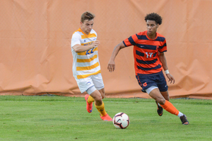 Tajon Buchanan scored the game-winning goal in SU's victory over Hofstra on Sunday.