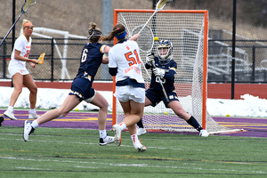 Emily Hawryschuk and Syracuse have excelled on free position opportunities this season.