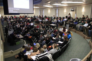 The University Senate met in Maxwell Auditorium on Wednesday.
