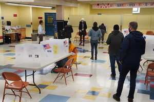 Voting centers across Onondaga County opened at 6 a.m. today and will remain open until 9 p.m.  