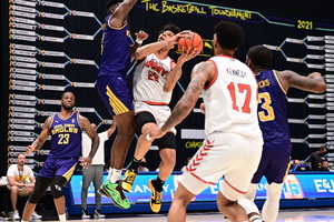 Former Syracuse wing Malachi Richardson scored nine points and collected seven rebounds in the win. 