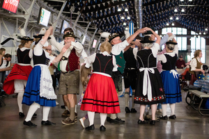 Oktoberfest partnered with The Great New York State Marathon to help runners celebrate with a post-run party.