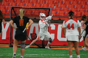 Delaney Sweitzer notched a career-best 13 saves in big win over No. 2 Maryland.