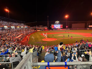 The Savannah Bananas showed off their entertaining baseball antics on Thursday night in front of a sold-out crowd at NBT Bank Stadium.