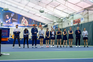 After blowing a 4-1 lead, Shiori Ito and Viktoriya Kanapatskaya battled back to win their doubles match against Cornell.