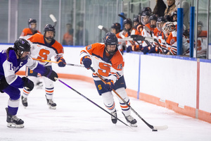 In Syracuse’s season-opening series against Stonehill, Rylee McLeod recorded a goal, assist and won 14-of-25 faceoffs.