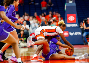 Led by six players posting double-digit points, Syracuse breezed by Niagara to win its first game of the 2024-25 season. 