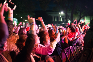 DNCE performed at the Great New York State Fair on Saturday. 