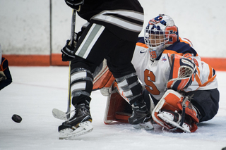 Miller saved seven shots in the first period, 11 in the second and 13 in the third.