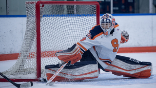 Abbey Miller had 23 saves for Syracuse on Saturday.