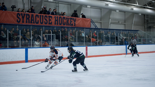 Mercyhurst outshot Syracuse 27-17. 