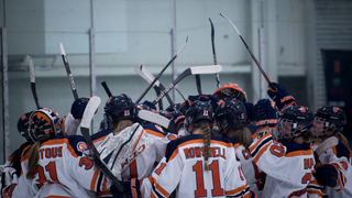 Syracuse's win against Mercyhurst puts them two points away from the lead in the College Hockey America conference. 